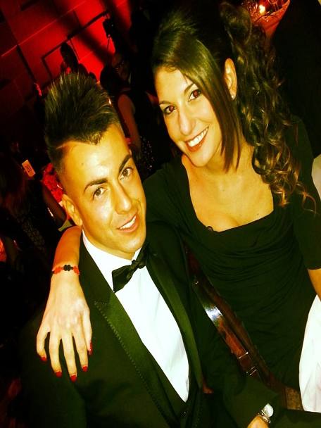 Stephan El Shaarawy ed Ester Giordano. Twitter